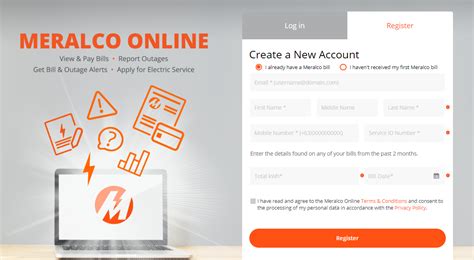 meralco online chat|Meralco Online Registration.